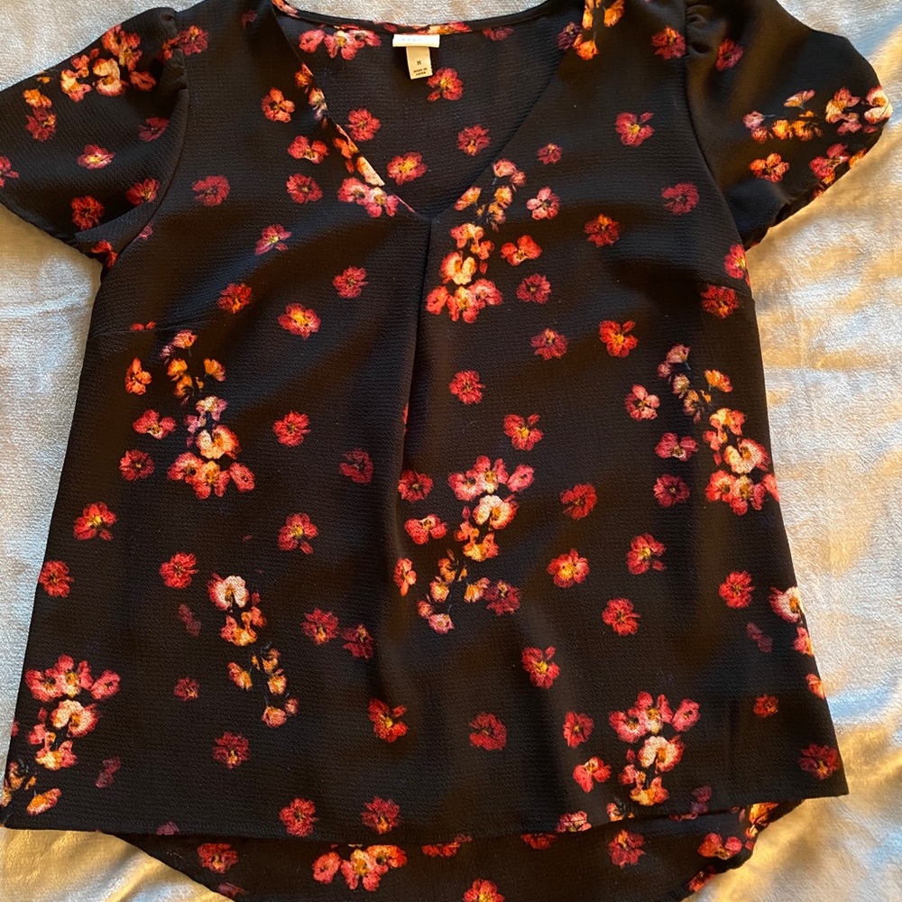 Black & red blouse